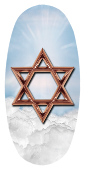 DASOV 120 BL CP Star of David Blue Copper